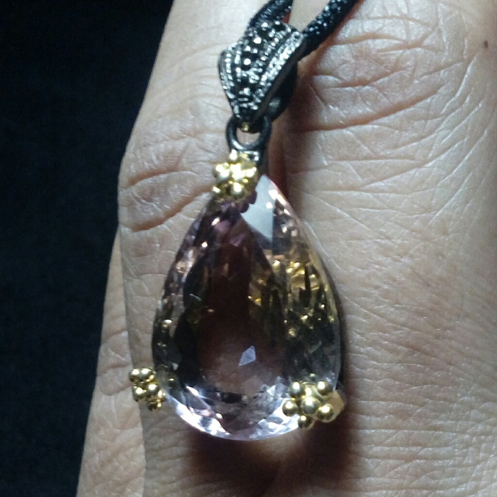 GIFT. Amethyst/Citrine  925. Ametrine. - Picture 2 of 12